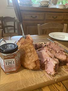 Gammon and Hot Pepper Jelly
